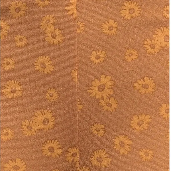 No Boundaries - Brown Floral Knit Flare Pants Size XL 70’s Hippie Style - Image 3