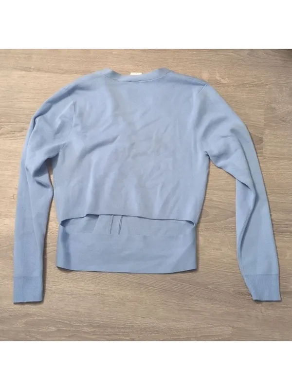 Cabi blue cardigan sweater size large - Image 6