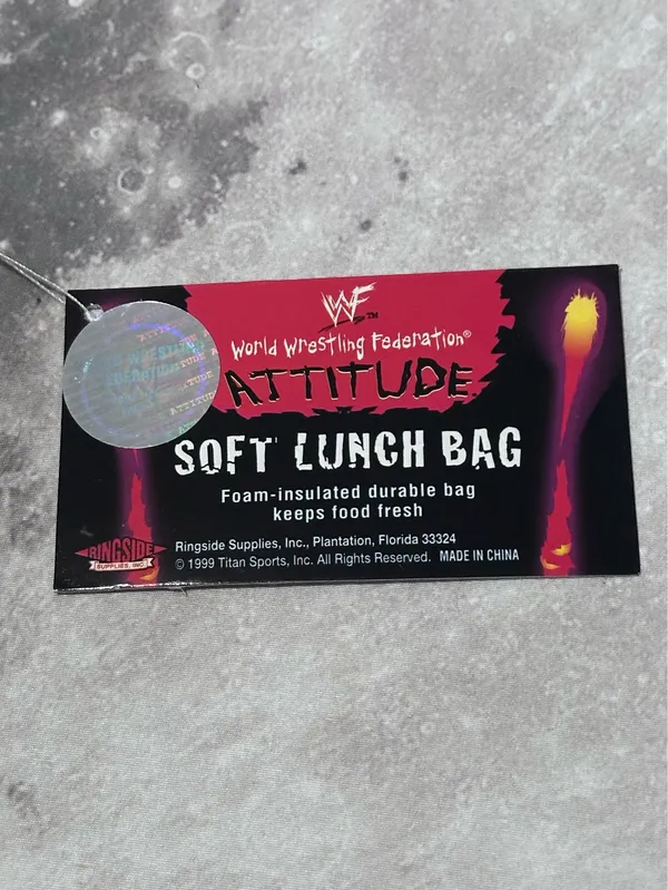 WWF Stone Cold Steve Austin Lunch Bag Red Size undefined - Image 4