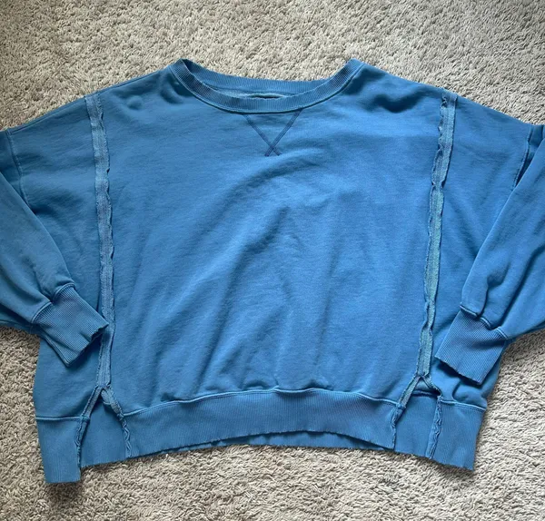 American Eagle Outfitters Blue Crewneck - Image 2
