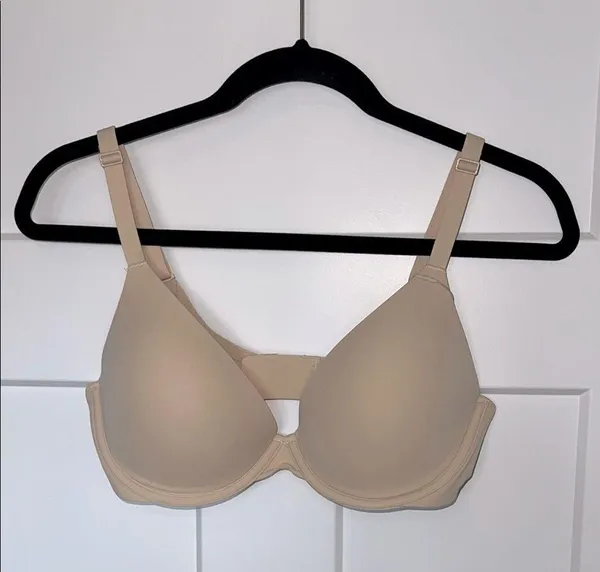 NWT SKIMS Fits Everybody Scoop Plunge Bra - Sand - Image 2