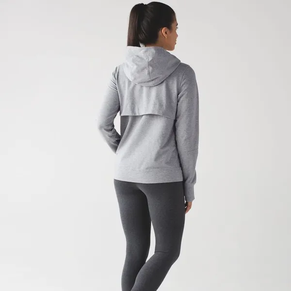 Lululemon Belle Hoodie Light Gray size 4 - Image 2