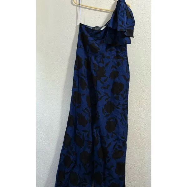 kate spade new york x Target Women's Floral Jumpsuit Navy Black 14 NWT - Image 5