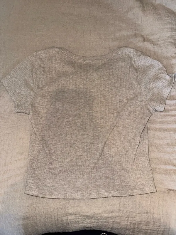 Beige Ribbed Top - Image 3
