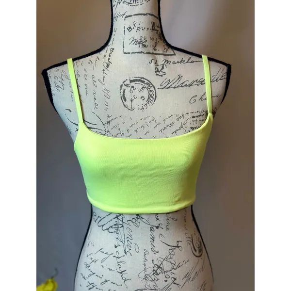 Free People Movement Neon Cami Spaghetti Straps M/L - Image 3