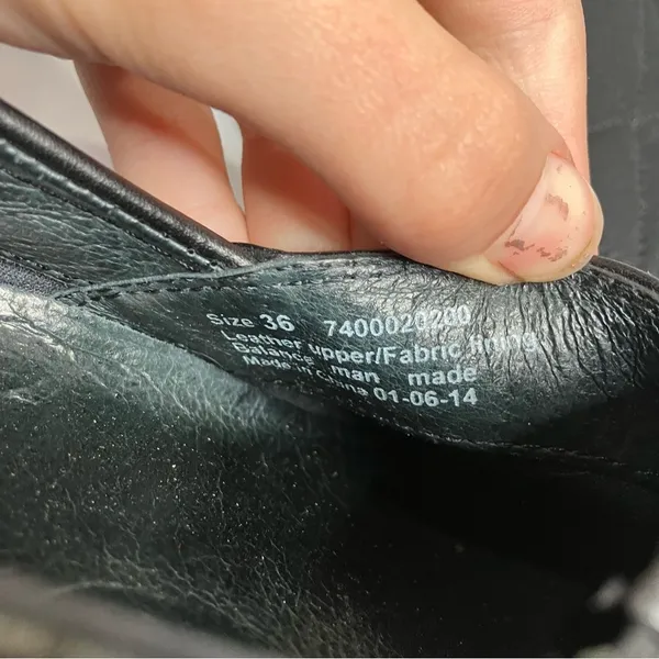 Dansko Abigail slip on loafer black‎ leather women’s size 36 - Image 8