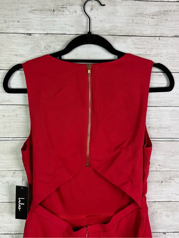 Lulus Just Us Red Skater Dress Size XS - Image 7