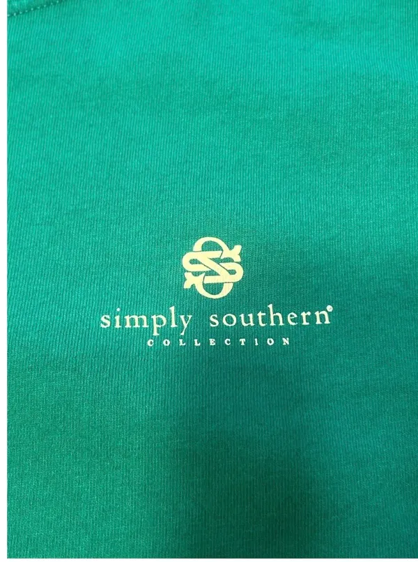 Simply Southern Green Prep Long Sleeve Lemon Graphic Tee You're My Main Squeeze - Image 7