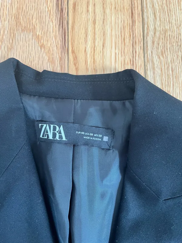 ZARA Blazer Jacket Black Women’s - Image 2