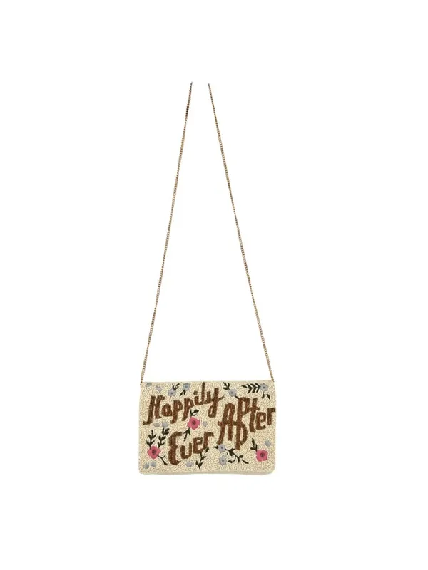Francesca's Happily Ever After Beaded Wedding Crossbody Bag With Floral Embroidery - Image 2