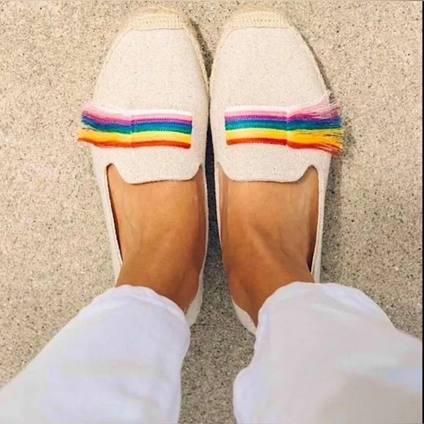 Anthropologie/Soludos Traditional Handcrafted Espadrilles Brand New in Box Sz 8 - Image 2