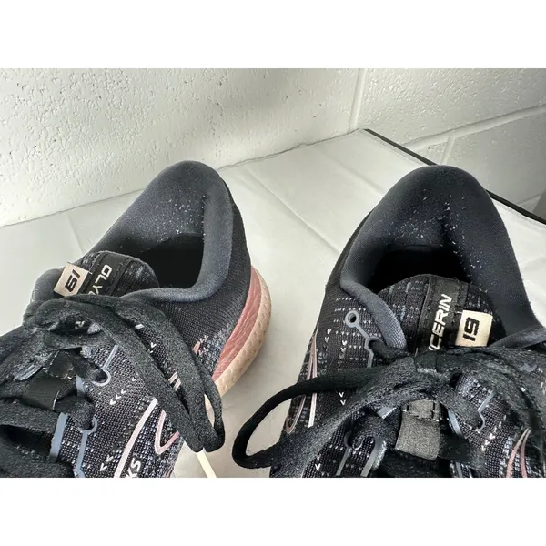 Brooks‎ Glycerin 19 Running Shoes Cushioned Athletic Sneakers Black Pink 9.5 - Image 3