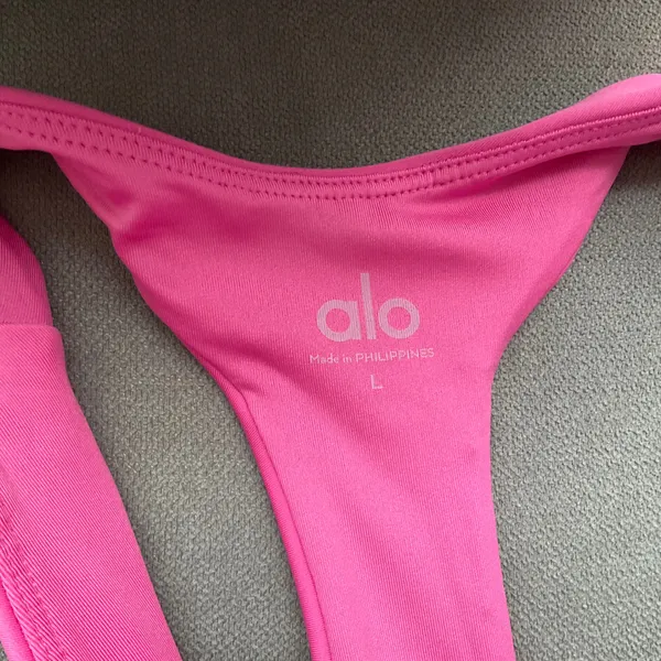 Alo Yoga Airlift Advantage Racerback Bra Paradise Pink L - Image 2