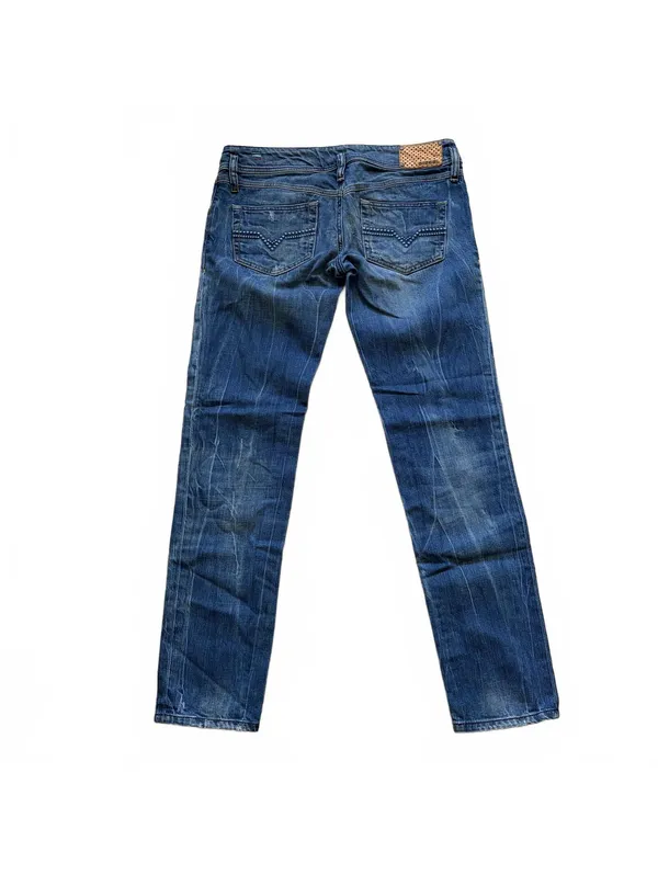 Diesel Matic Denim Jeans 008SV Slim Stretch Low Rise Blue Women's Size W30 L32 - Image 2