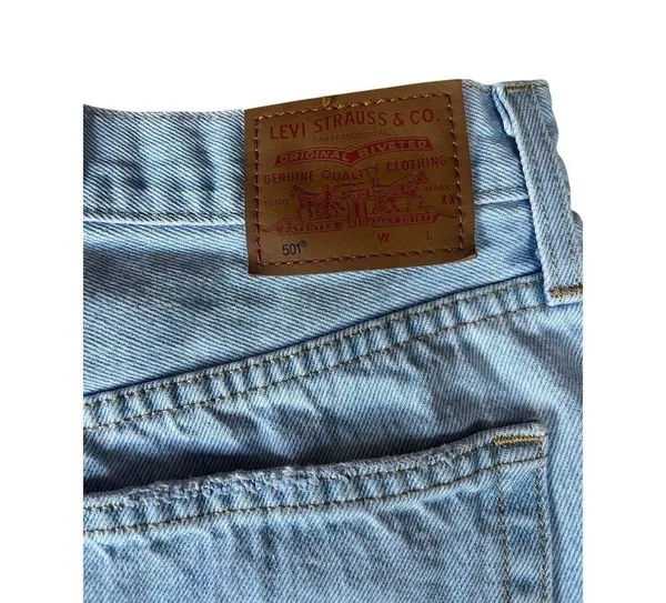 Levi's Premium 501 Denim Shorts 29 - Image 6