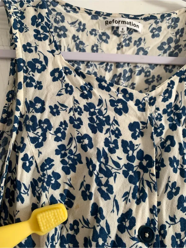 Reformation floral mini dress - Image 3
