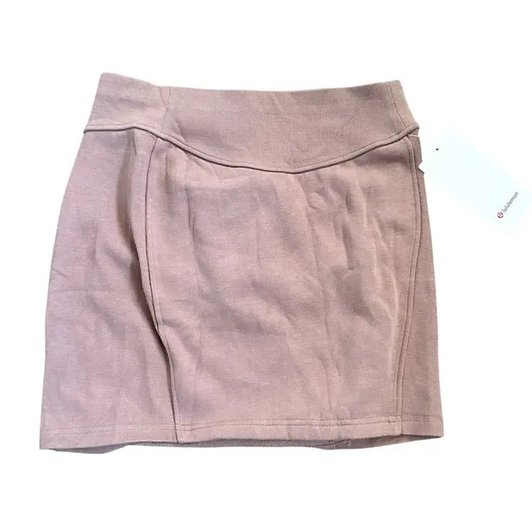 Lululemon Scuba High-Rise Mini Skirt in Taupetastic Size medium - Image 4
