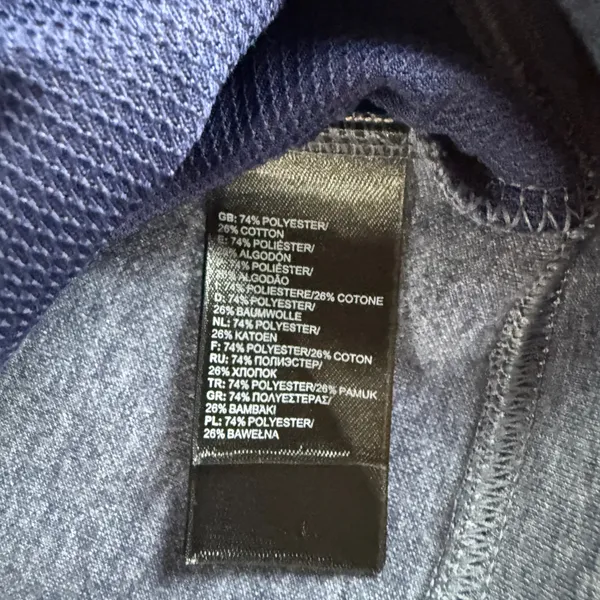The North Face Women’s Large Full Zip Jacket Blue Heather Fleece NWOT - Image 7