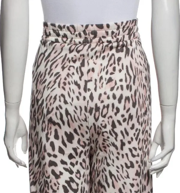 ESCADA SPORT LEOPARD Animal Print PINK Sweatpants - Image 5