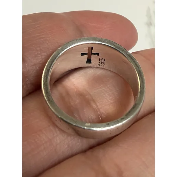 James Avery Sterling Silver Open Cross Ring Size 7 - Image 2