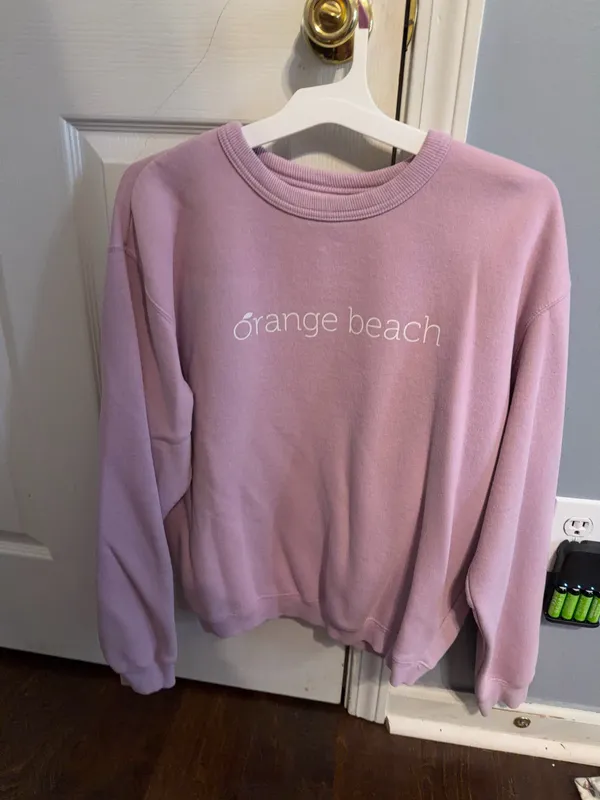 Austin's Inc Purple orange beach crewneck - Image 2