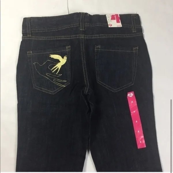 Dear by Amanda Bynes Low‎ Rise Bootcut Jean Blue Size 4 - Image 4