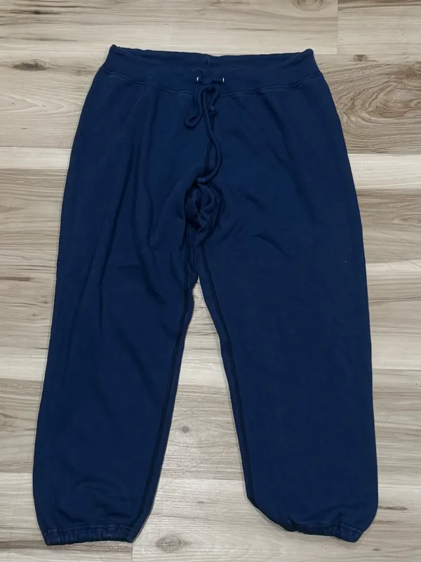 Skims Cotton Fleece Classic Jogger Navy Blue Women’s Medium - Image 2