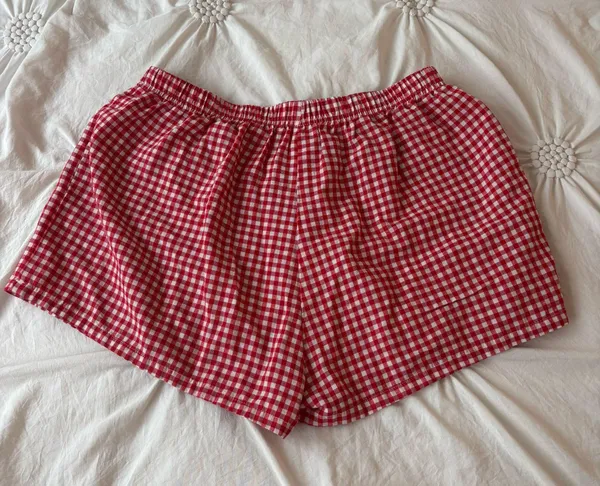 Red Gingham Shorts - Image 2