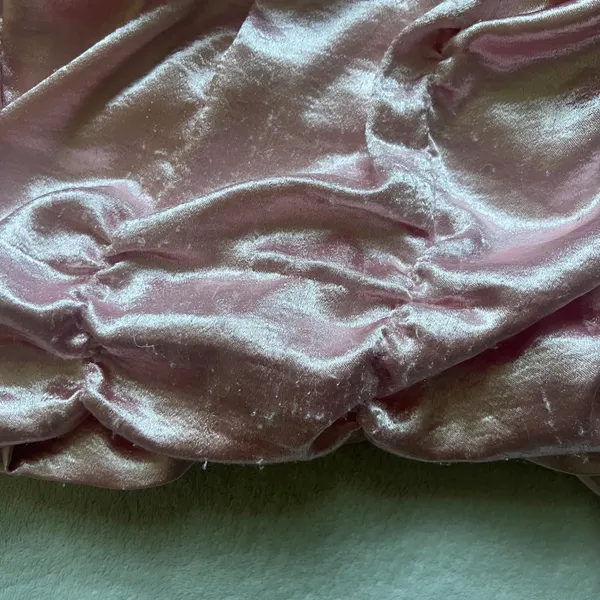 Urban Outfitters ˚₊‧꒰ა pink satin ruched mini dress ໒꒱ ‧₊˚ - Image 5
