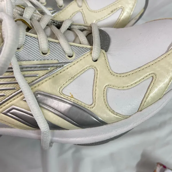 NEW‎ Reebok women's white cream simplytone lace up play dry sneakers shoes 7 - Image 9