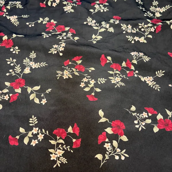 Vintage 90's Floral Size 6 Maxi Wrap Skirt Whimsigoth‎ Romantic Fairy Grunge - Image 6