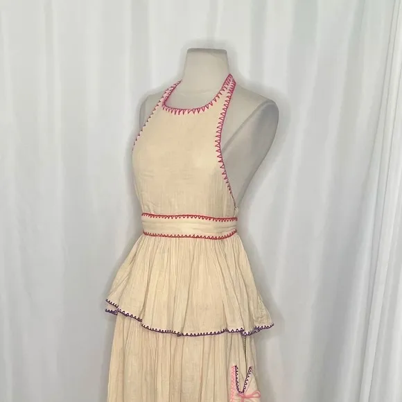 NWT!! FREE‎ PEOPLE Island Time Embroidered Set Skirt Halter Top Gauzy Small - Image 6