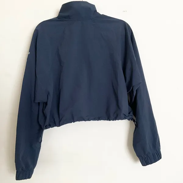 Alo Yoga Cropped 1/4 Zip Alumni Pullover Navy M - Image 7