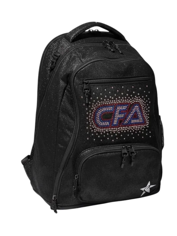 Rebel Athletic 𒀭Dream Bag Cheerleading Backpack 𒀭Expandable Cheer Bag 𒀭 Black - Image 2