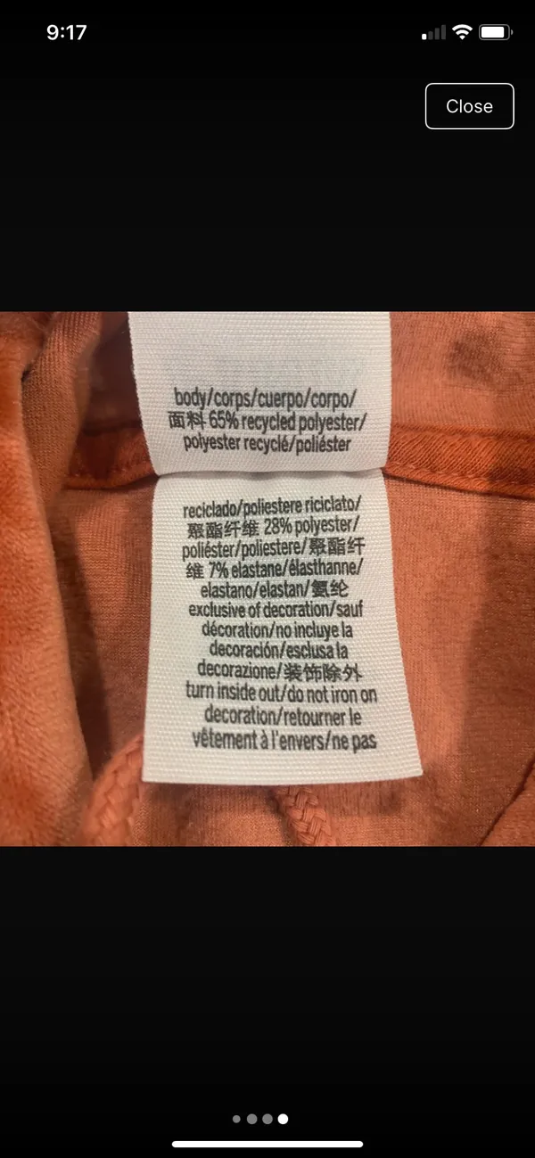 Velour Pumpkin orange M VS PINK - Image 4