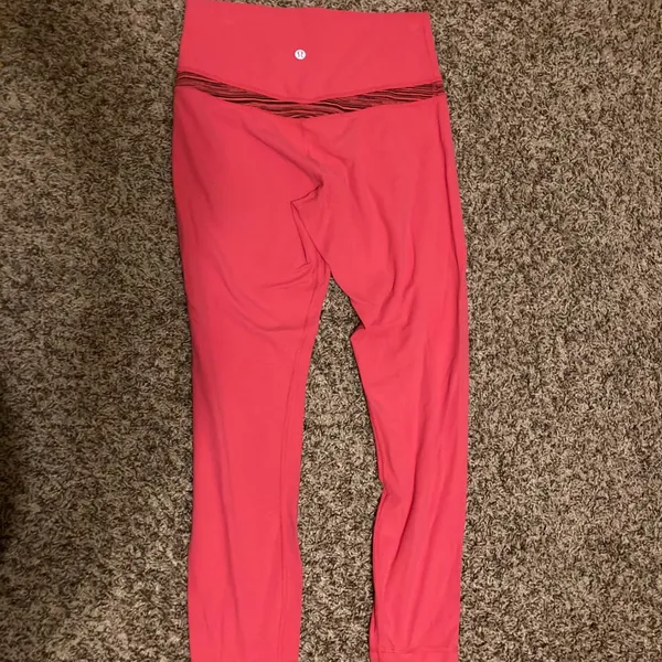 Lululemon Align Pant Boom Juice / Cyber Boom Juice Alarming Size 8 Bright Pink - Image 2