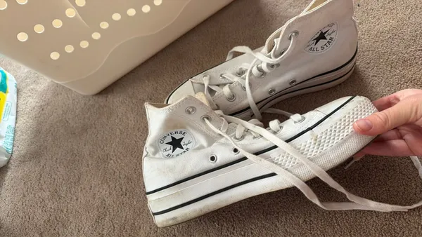 White High-Top Converse - Image 2