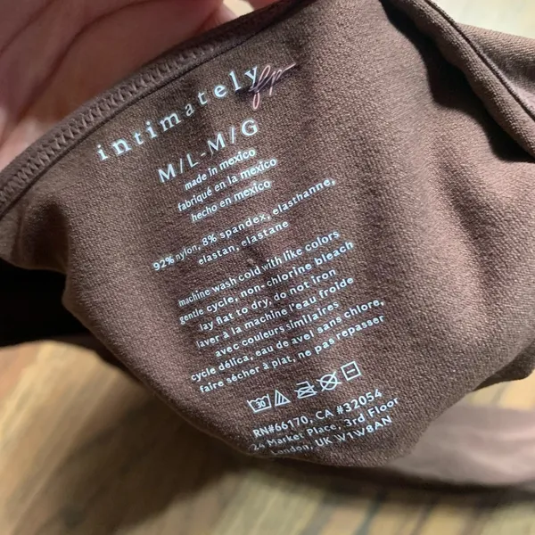 Intimately fp free people medium/large brown long sleeve open back - Image 6