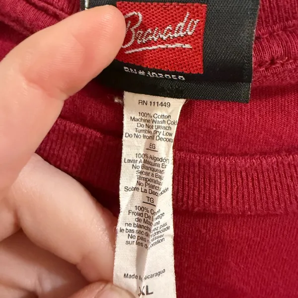 Harley-Davidson Red Crewneck Tee with Classic Bar & Shield Logo - Image 4