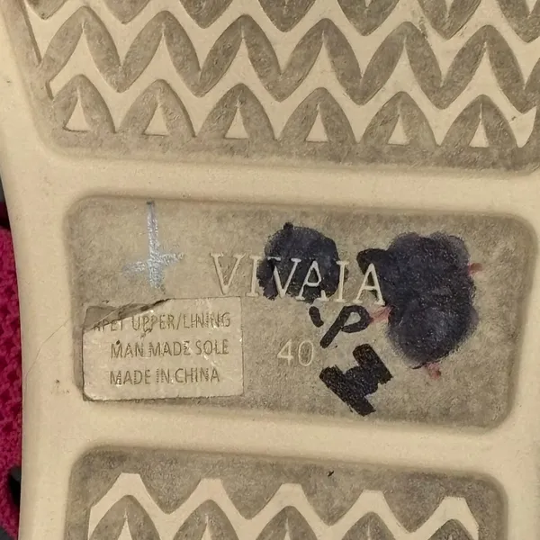 Vivaia Isla Adapt All Sporty Pink & White Sandal - size 40 (US 9) - Image 6