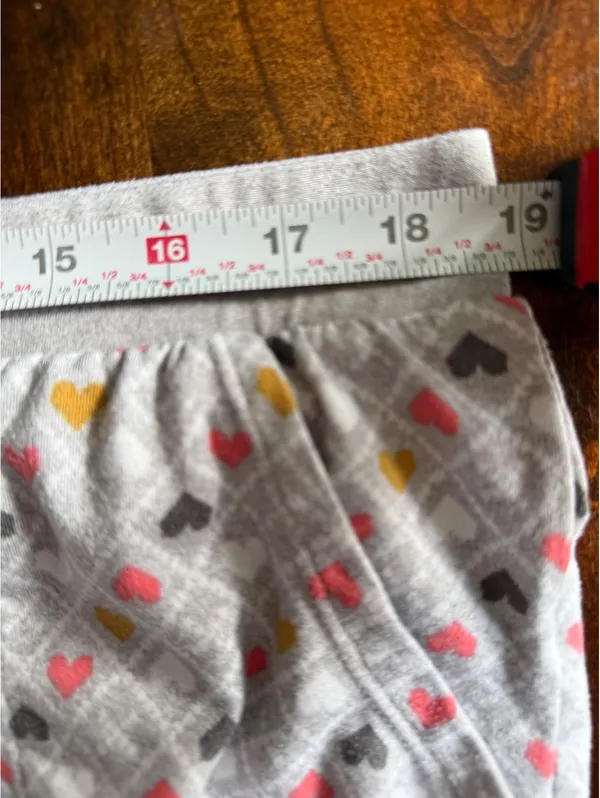 Cuddl Duds XL Lounge Pants with Heart Pattern - Image 6
