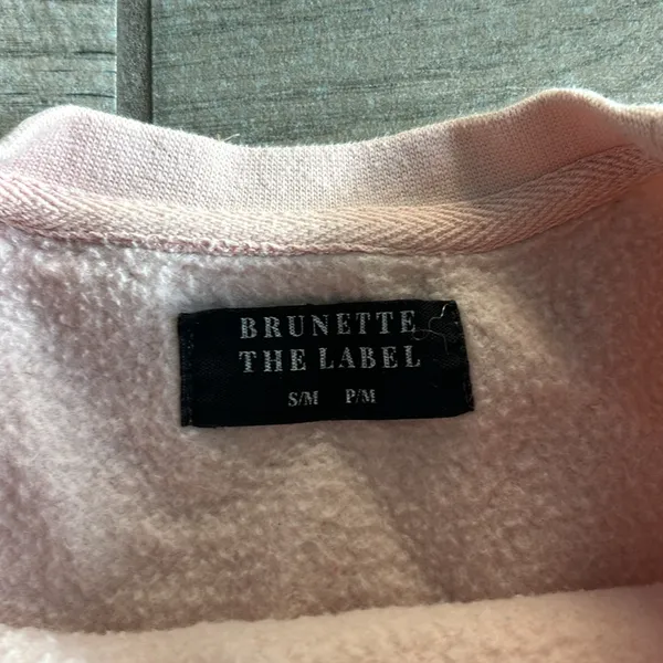 Brunette the label love yourself first pullover sweatshirt Pink Size undefined - Image 3