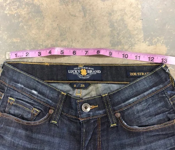 Lucky Brand Jeans Women's Zoe Straight Size 25 Bin M15 - Image 3