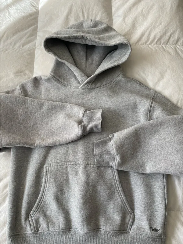 Aritzia TNA Grey Hoodie - Image 3
