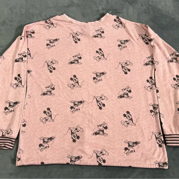 Disney Mickey & Minnie Cozy 2PC Pajama Set - Image 2