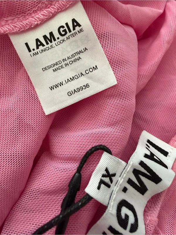 NWT I.AM.GIA Amina Pants in Pink Burnout Size XL - Image 7