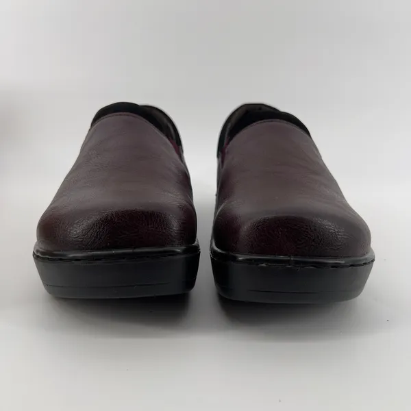 Glolily Women 7.5 Jenny II Comfort Clogs Red Burnished Lightweight‎ Work Shoe - Image 2
