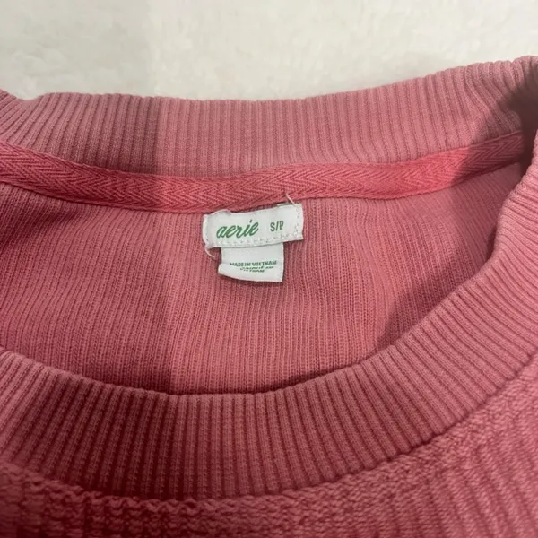 Aerie oversized ribbed sweatshirt size S - Image 2