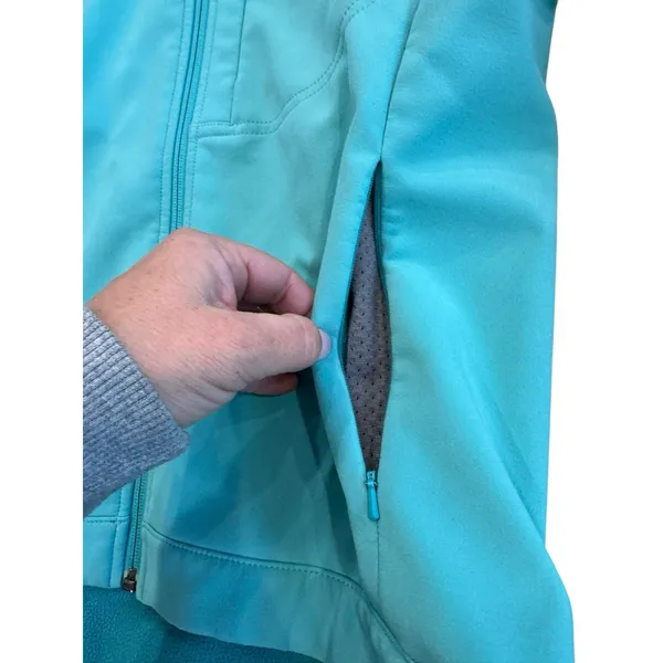 The North Face Apex Bionic Softshell Jacket Womens Small Blue Wind Resistant - Image 7