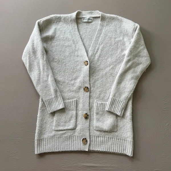 No Boundaries Button-Front Grandpa Cardigan Sweater - Image 5
